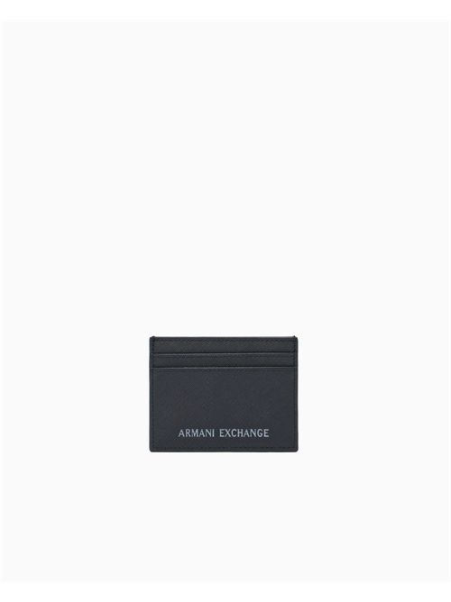 Porta carte di credito con logo a contrasto